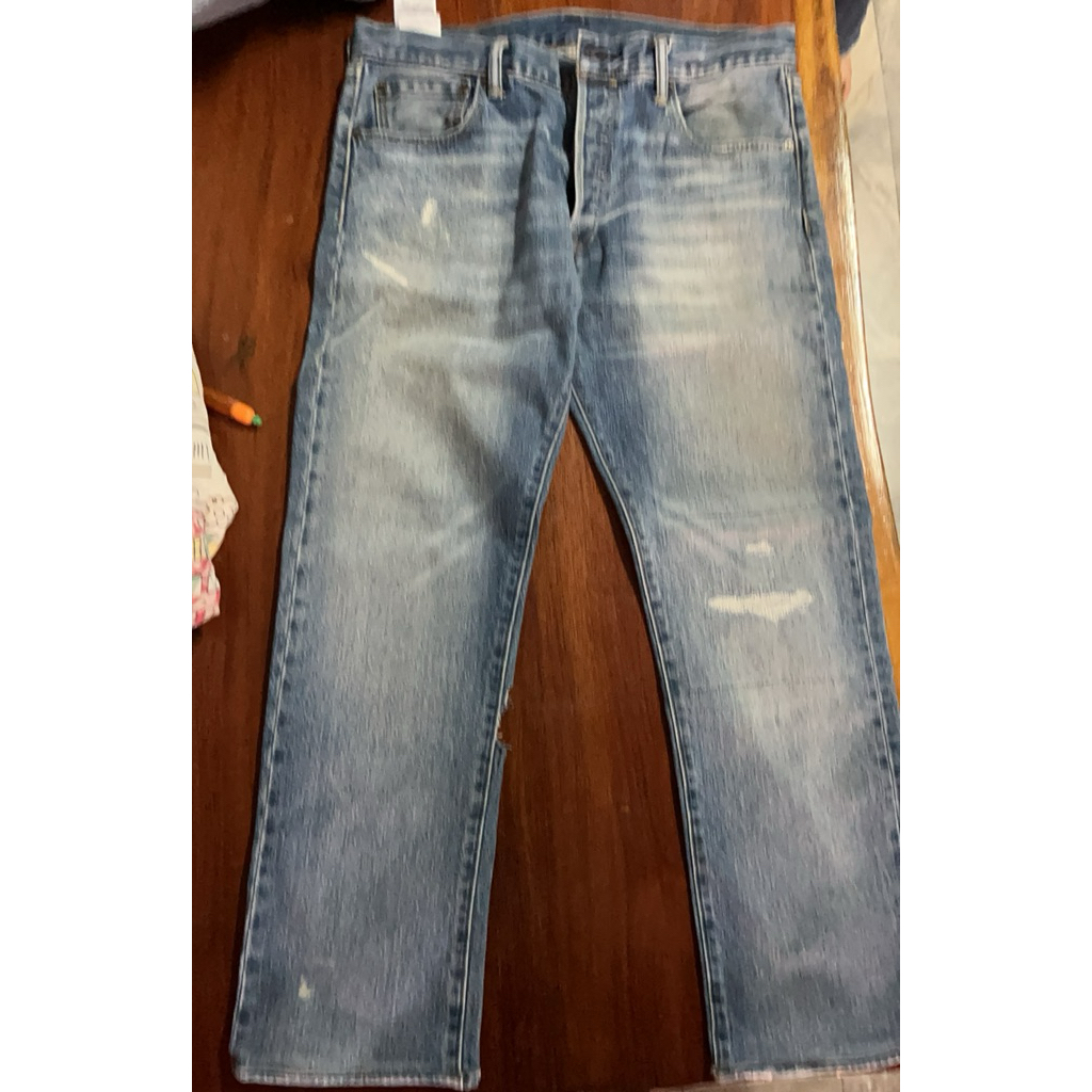 กางเกงยีนส์Levis 501 สียีนฟอก มีตำหนิ