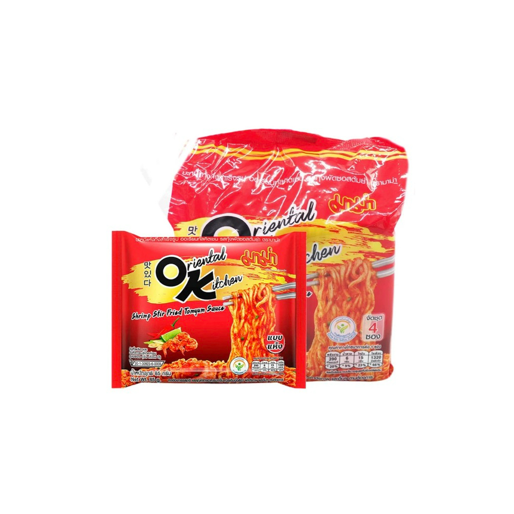 มาม่า ok รสกุ้งซอสต้มยำ 85*4
