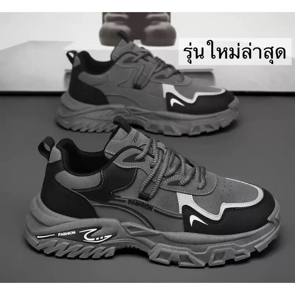 Mavis ของใหม่ (มีไซส์39-44) รองเท้าผ้าใบผู้ชายแฟชั่น สวมใส่สบาย น้ำหนักเบา นิ่มนุ่มมากๆ มี3สี M188