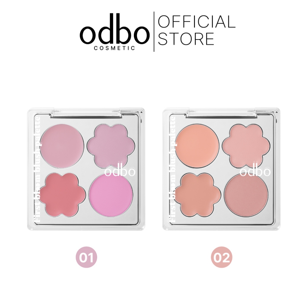ODBO FIRST BLOOM BLUSH PALETTE -OD1332