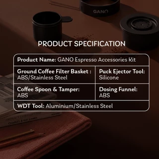 GANO Espresso Accessories Kit อุปกรณ์เสริมสำหรับเครื่องชงกาแฟ