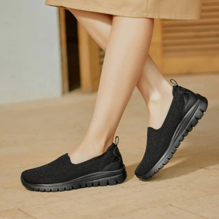 Skechers สเก็ตเชอร์ส รองเท้าผู้หญิง Women Modern Comfort Graceful Silent Charm Shoes - 100964-BBK (latest)