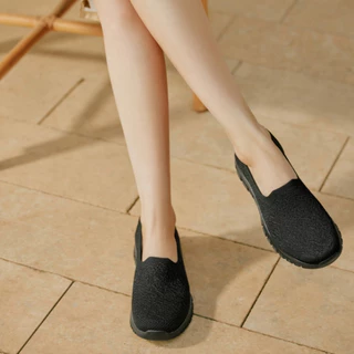 Skechers สเก็ตเชอร์ส รองเท้าผู้หญิง Women Modern Comfort Graceful Silent Charm Shoes - 100964-BBK (latest)