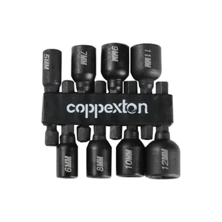 ชุดลูกบล็อกหัวแม่เหล็ก แบบสวมเร็ว เบอร์ 1/4 "Hex Shank เมตริกประแจซ็อกเก็ตบิต
