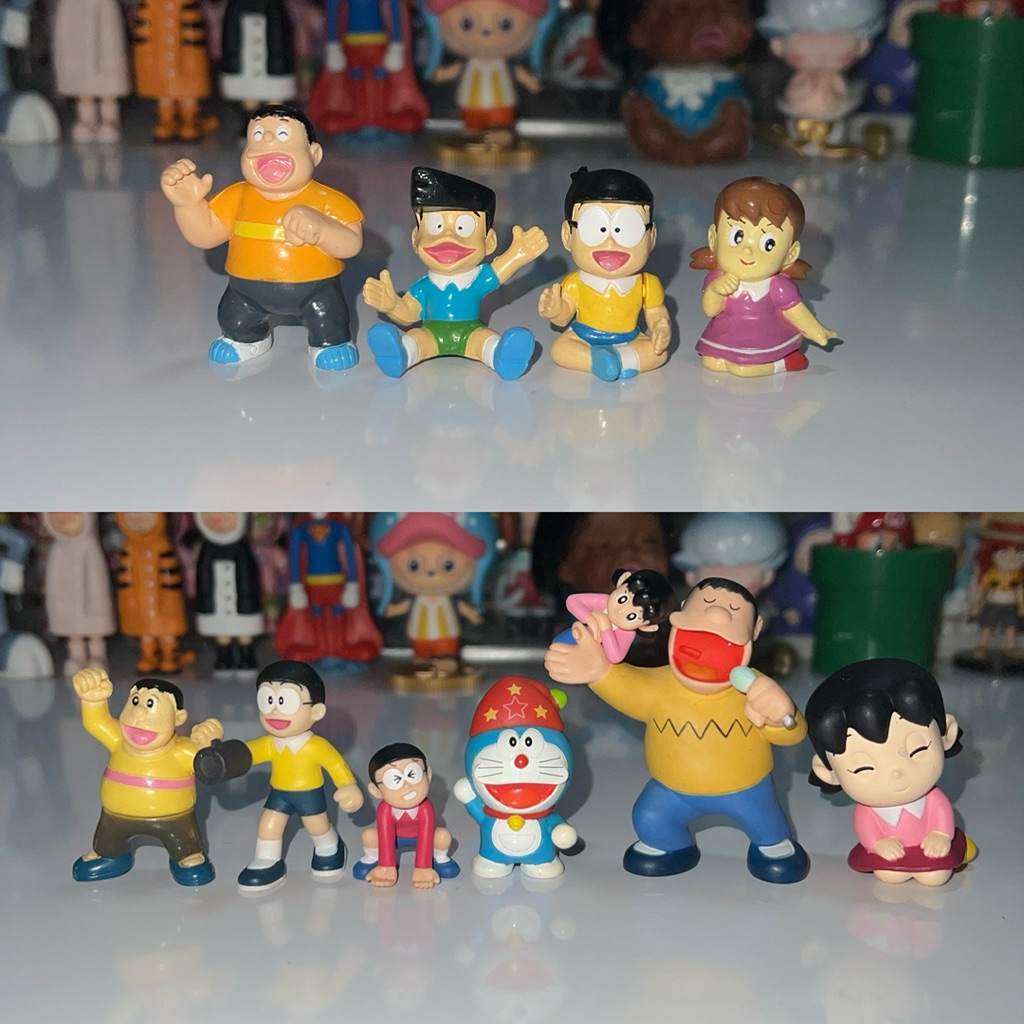 (พร้อมส่ง) รวมโมเดลโดราเอมอน พวงกุญแจโดเรม่อน Doraemon โมเดลซอฟ สวมนิ้ว