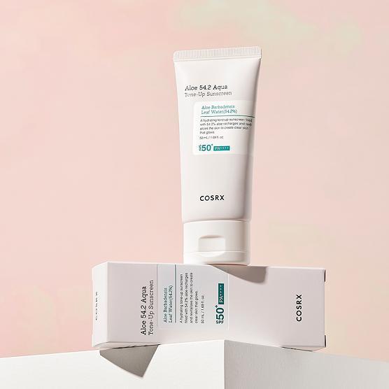 ☀️☀️COSRX Aloe 54.2 Aqua Tone-Up Sunscreen 50mL / SPF50+ PA++++