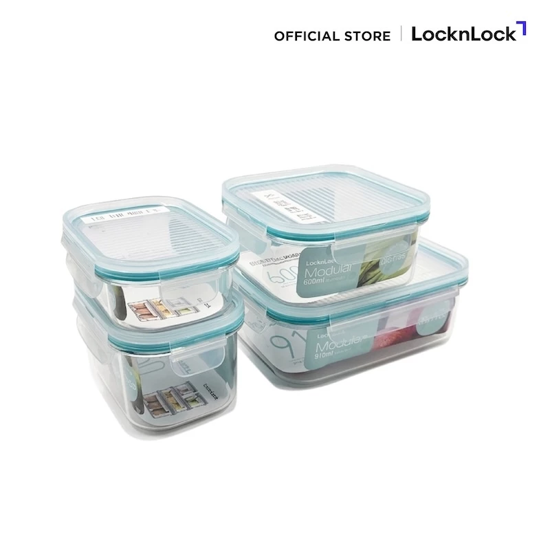 LocknLock กล่องถนอมอาหาร รหัส LBF401MIT - LBF451MIT