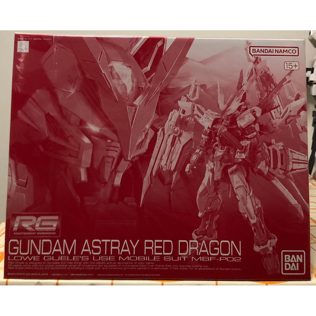 BANDAI RG ASTRAY RED DRAGON สภาพกล่อง90% พร้อมส่ง
