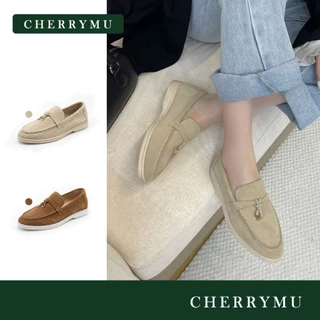 (ส่งด่วน ❗️) CHERRYMU รุ่น Clara Shoes CM181 รองเท้า Loafer (โลฟเฟอร์) หนังนิ่ม เสริมส้น 1.5 นิ้ว