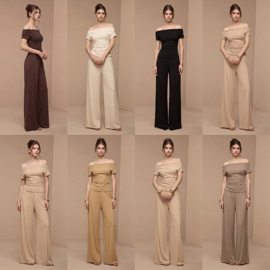 'Soul pants '- กางเกงขายาว เนื้อผ้าเจอร์ซีย์ เนื้อผ้านิ่มเด้ง ยืดได้เยอะ พริ้ว มีน้ำหนักไม่บาง RTW