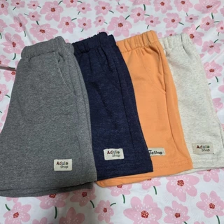 กางเกงขาสั้นเด็กใส่ได้ทั้งผู้หญิงผู้ชาย ผ้าเกล็ดปลา นิ่มใสสบายระบายอากาศได้ดี