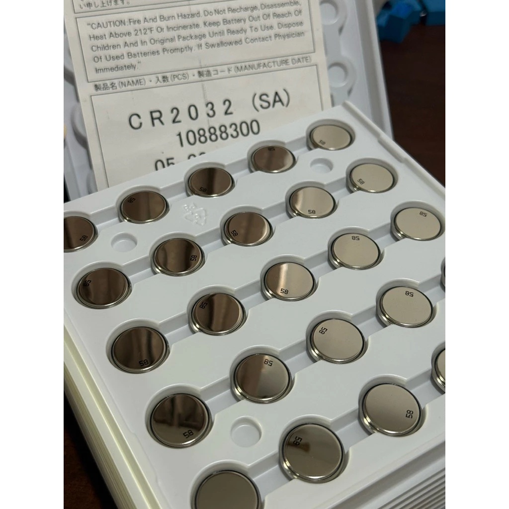 แบตเตอรี่ลิเธียม SANYO CR2032 3V ใช้สําหรับ รถยนต์ และรีโมทคอนโทรล