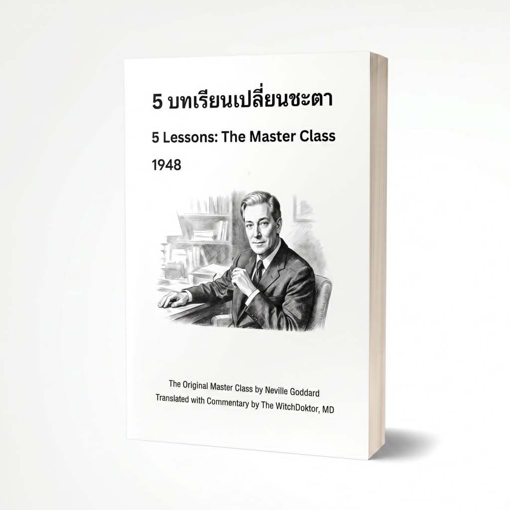 หนังสือ 5 บทเรียนเปลี่ยนชะตา (เนวิลล์ กอดดาร์ด-เขียน; หมอผีสามัญประจำบ้าน - แปลและอรรถาธิบาย)
