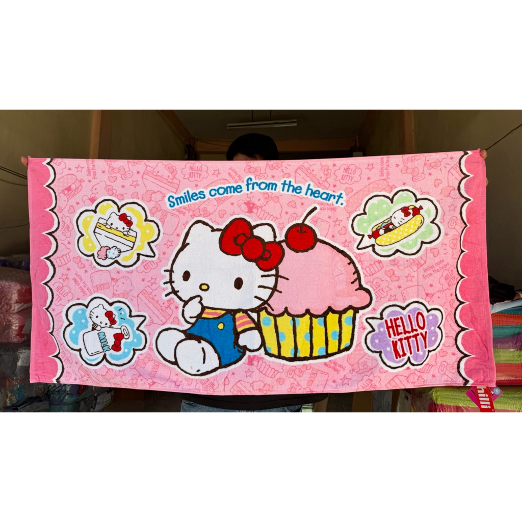 ผ้าเช็ดตัวเด็ก ขนาด24“48นิ้วพร้อมส่ง