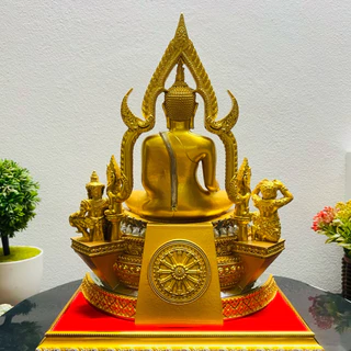 พระพุทธชินราช แร่เหล็กน้ำพี้ หน้าตัก 5 นิ้วฐาน 9 นิ้วสูง 12 นิ้ว