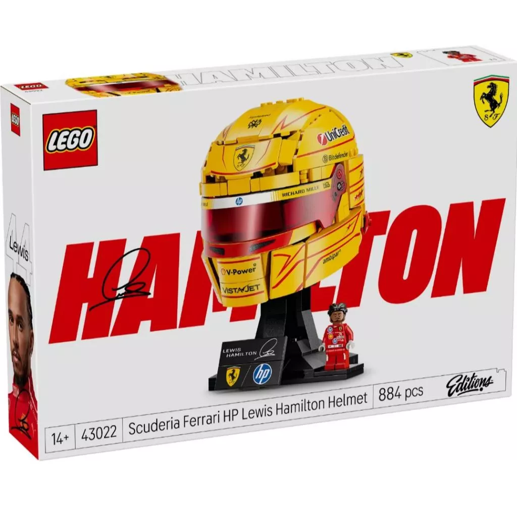 LEGO® Editions Scuderia Ferrari HP Lewis Hamilton Helmet 43022