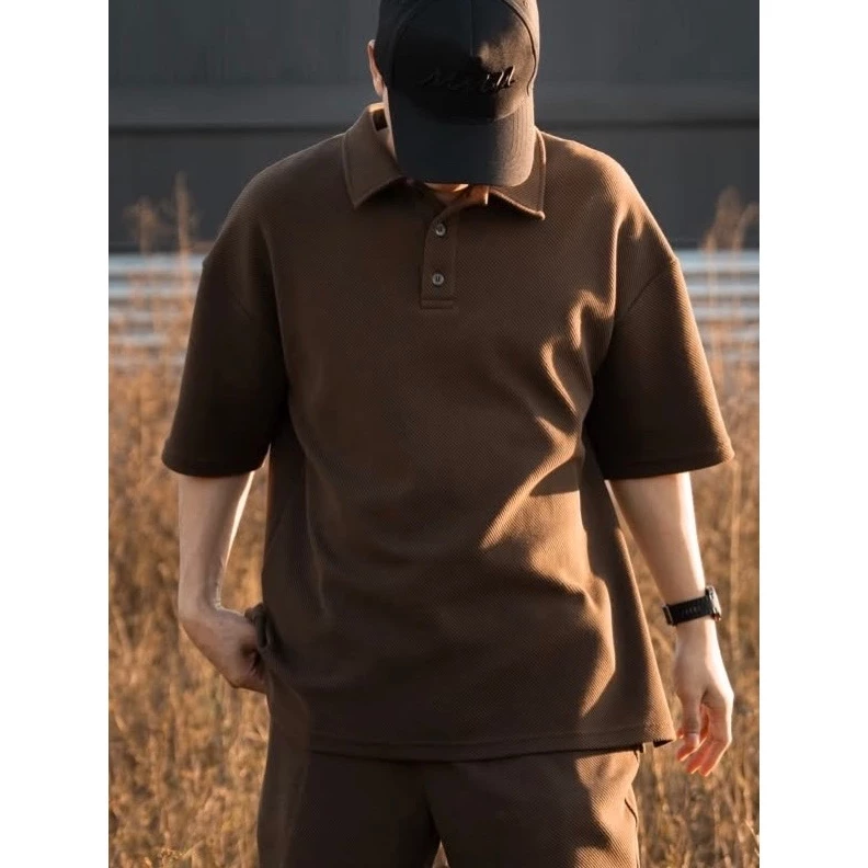 MUU POLO SHIRT เสื้อโปโลโอเวอร์ไซส์ เรียบหรู เนื้อผ้าใส่สบาย