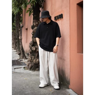 MUU POLO SHIRT เสื้อโปโลโอเวอร์ไซส์ เรียบหรู เนื้อผ้าใส่สบาย