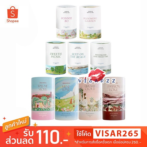 (ซื้อ 1 ฟรี 1 ) Janua น้ำหอมแจนยัวร์ รุ่น Classic / Girls Collection หอมมีเสน่ห์ น่าดึงดูด