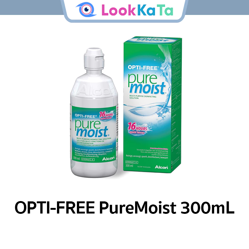 OPTI-FREE Puremoist น้ำยา/แช่/ล้าง/ทำความสะอาดคอนแทคเลนส์ 300mL