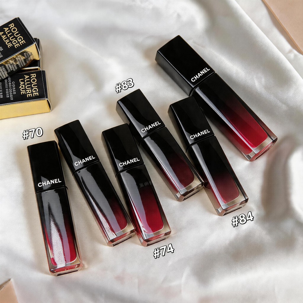 ส่งของวันเดียวกัน   Chanel rouge allure laque 5.5 ml สี 62, 63, 75, 82, 83 ราคา ถูกที่สุด ดีลบีเคเค