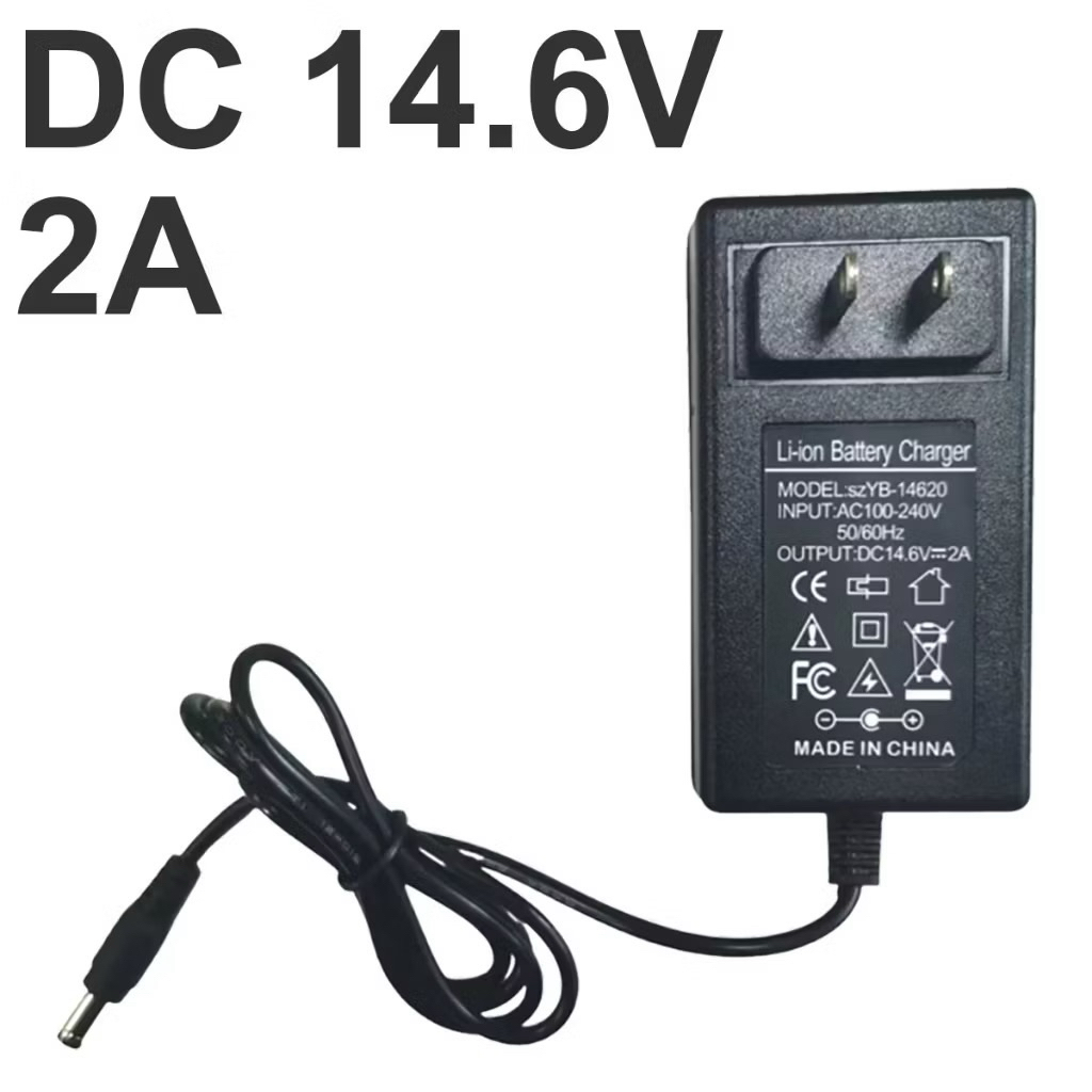 ที่ชาร์จแบตเตอรี่ ลิเธียมฟอสเฟต lifepo4 charger 14.6V 21.9V  4s 6s เต็มแล้วตัดออโต้ Adapter Battery 