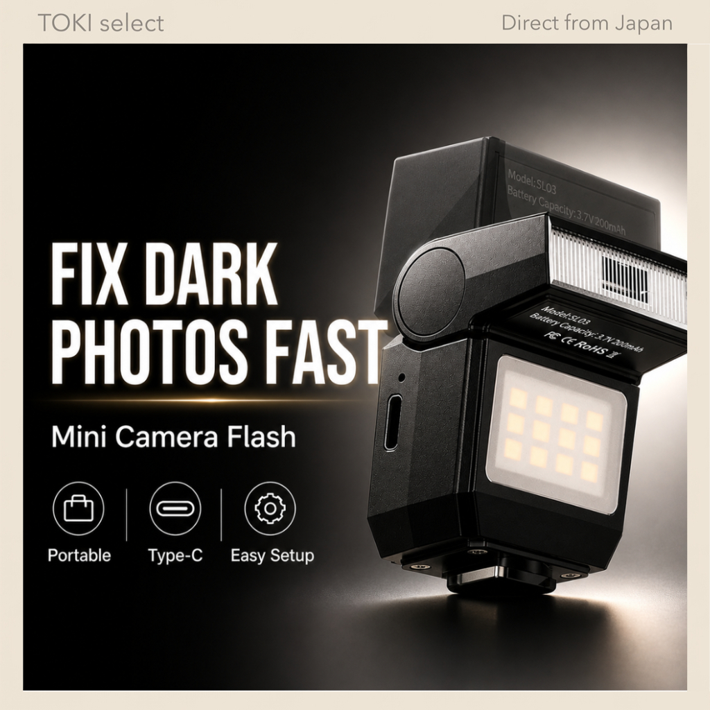 Ulanzi F12 Mini Camera Flash Speedlite – USB-C Rechargeable Compact On-Camera Hot Shoe Flash