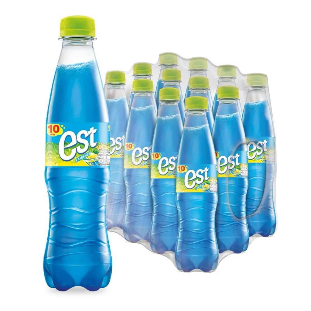 est เอส น้ำอัดลม กามิกาเซ่ ไลม์ ขนาด 360 มล. x 12 ขวด