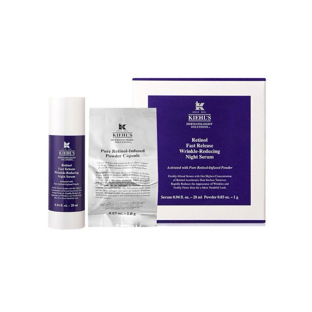 Kiehl’s Retinol Fast ReleaseWrinkle-Reducing Night Serum 28ml.