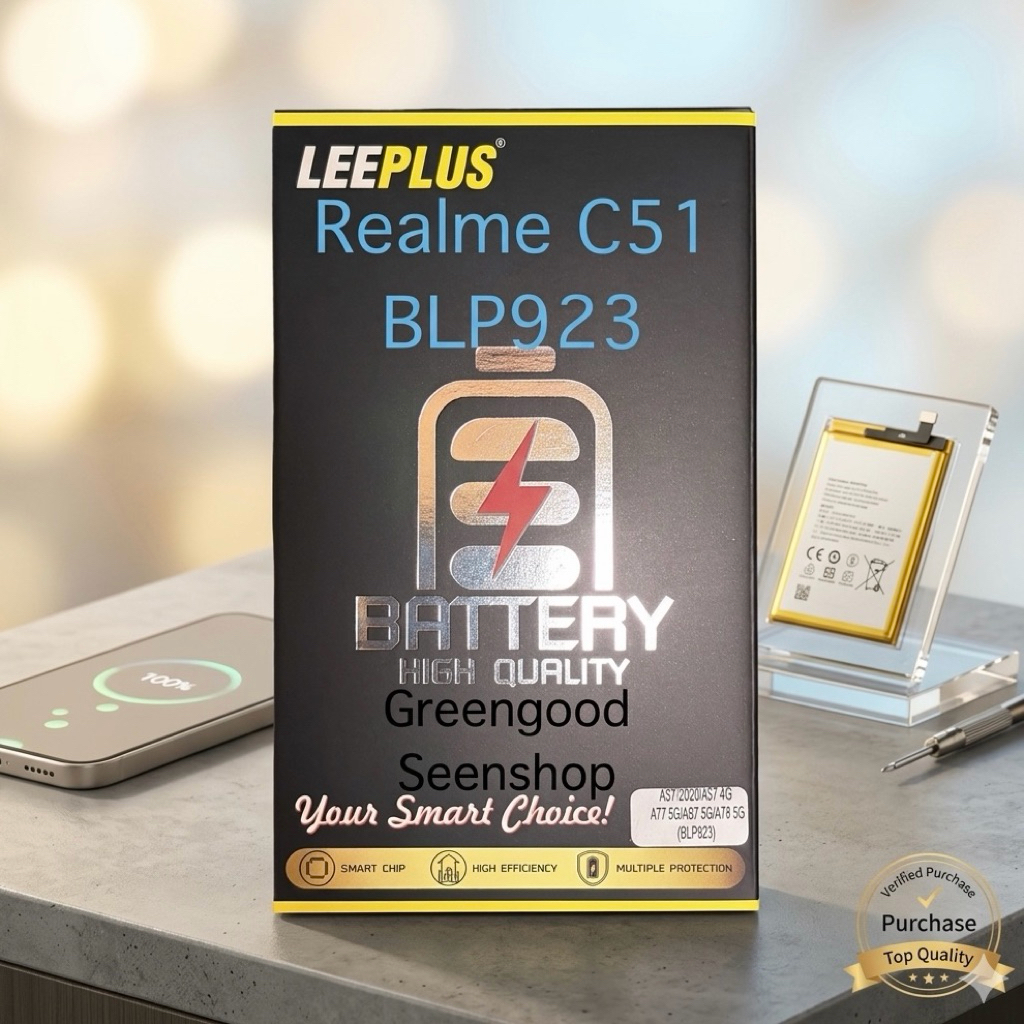 แบต Realme C51 model BLP923 แบตเตอรี่ เรียวมี c51 / realme 11X 5G แบตเตอรี่ มี มอก. LeePlus รับประกั