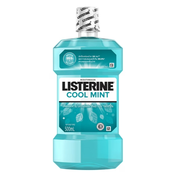 Listerine ลิสเตอรีน น้ำยาบ้วนปาก คูลมินต์ 500 มล.
