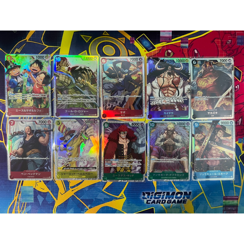 (update 26/05/2026)(ระดับSR) การ์ด One Piece Card Game ตัวละครชาย ระดับ SR (JP)