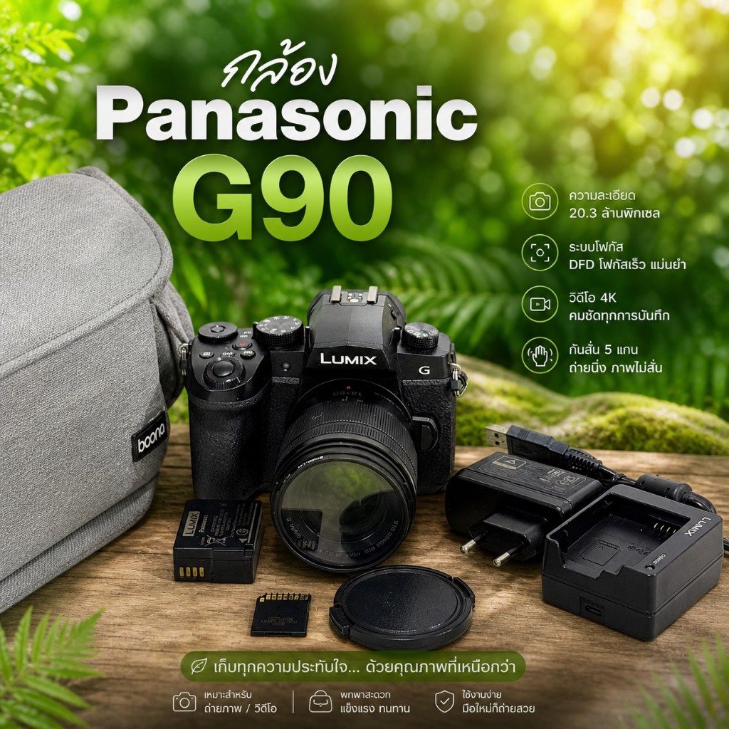 Panasonic Lumix G90 พร้อมเลนส์
