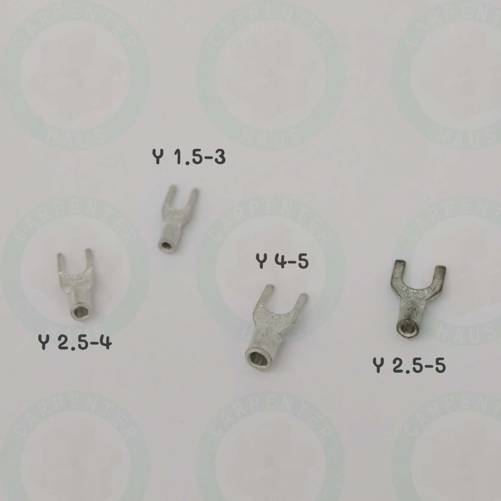 หางปลาแฉก เปลือย Y-TYPE มีรหัส Y1.5-3, Y2.5-4, Y2.5-5, Y4-5 ขายยกแพ็ค10ตัว