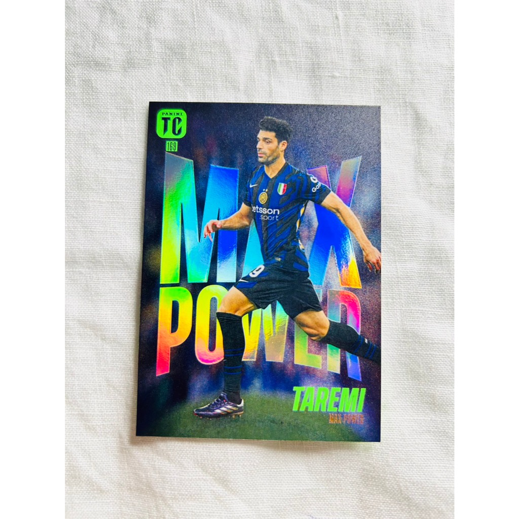 Panini Top Class 2025 MAX POWER Taremi Inter Milan การ์ดฟุตบอล ฟอยล์