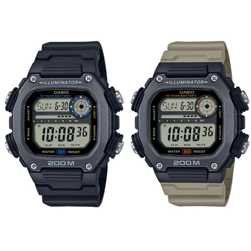 CASIO นาฬิกาข้อมือผู้ชาย สายเรซิ่น รุ่น DW-291,DW-291HX,DW-291HX-1A,DW-291HX-5A