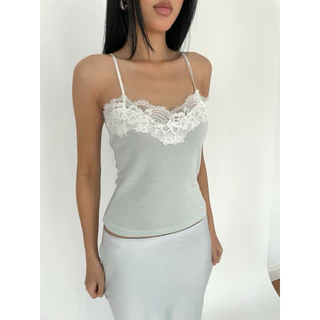 CASUAL NOT USUAL | Lacey soft camisole