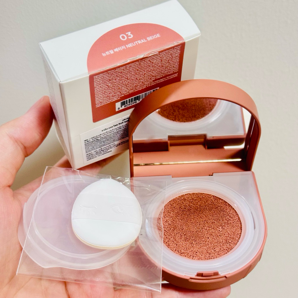 [พร้อมส่ง] ส่งต่อ JAVIN DE SEOUL - Wink Cushion Shade Primer สี 03 Natural Base (ใช้น้อยครั้ง)
