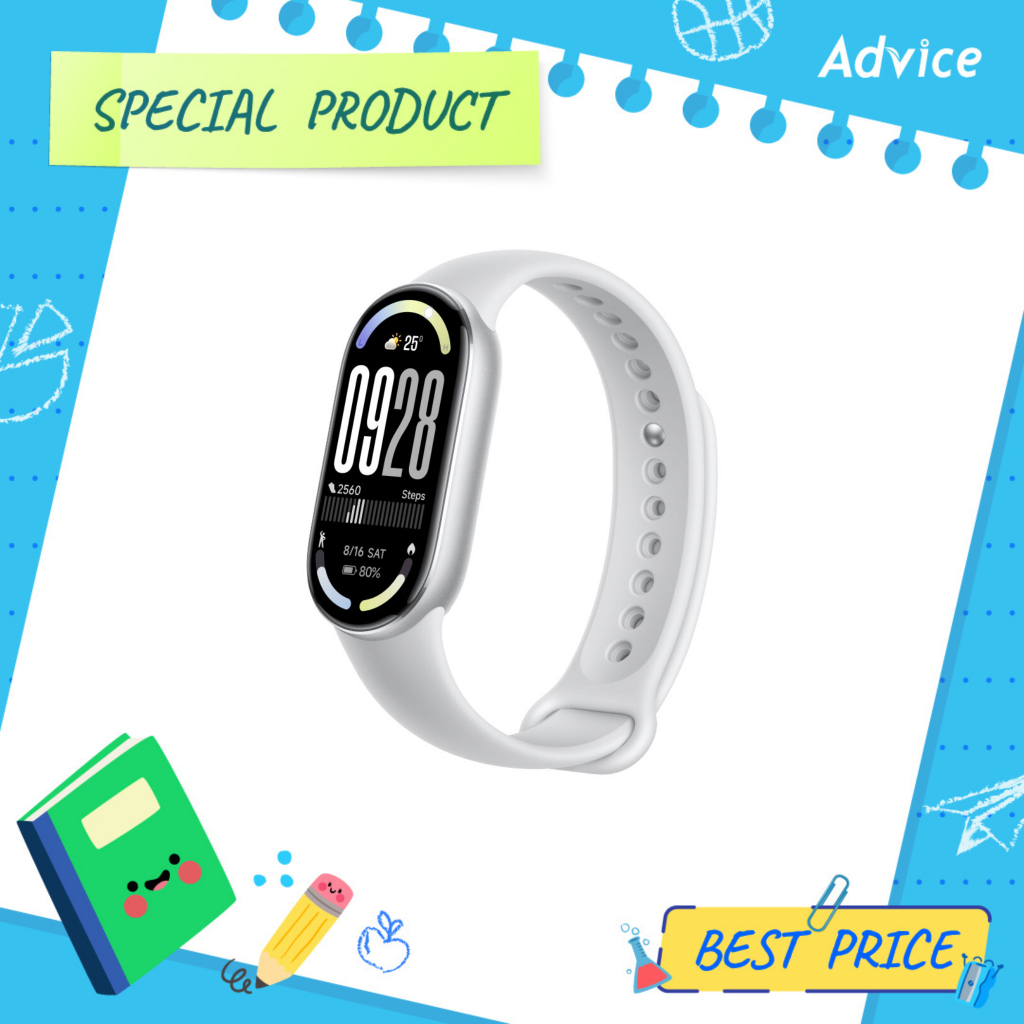 XIAOMI Smart Watch Band 10 (Glacier Silver,63269) - A0171074