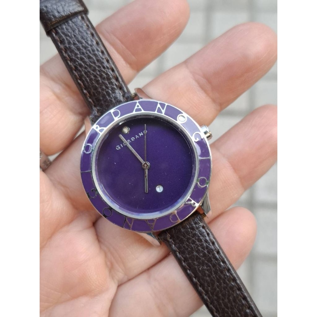 นาฬิกามือสอง giordano lady เดินพร้อมใช้งาน
