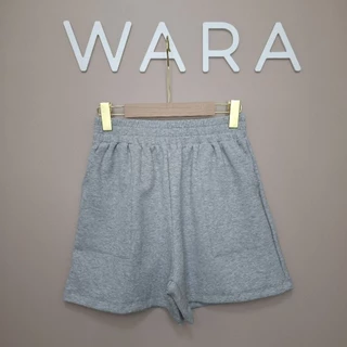 [ CP2 ] WARA กางเกงขาสั้น กระเป๋าปะหน้า ผ้า Cotton260g