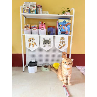 ธงตกแต่งห้องน้องแมว ตกแต่งบ้านมินิมอล🐱 no.4 (ร้อยเชือกฟรี พร้อมแขวน🧵