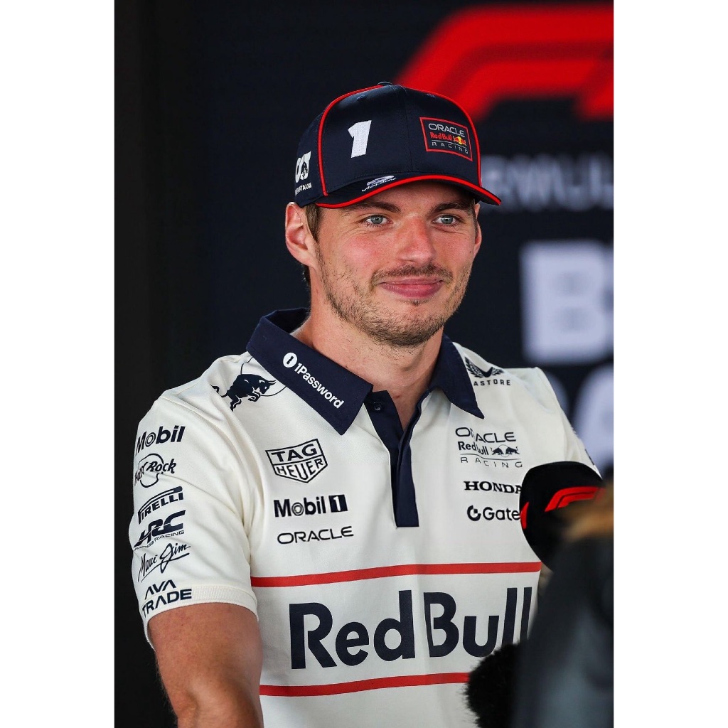 (สินค้าพร้อมส่งในไทย) (แท้100%การันตรี) Oracle Red Bull Racing Unisex Heritage Team Polo Shirt - Egret