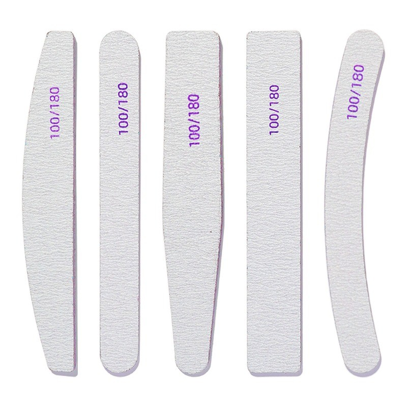Diamond Nail File 100/180 Grit - Double-Sided Nail File for Shaping & Polishing