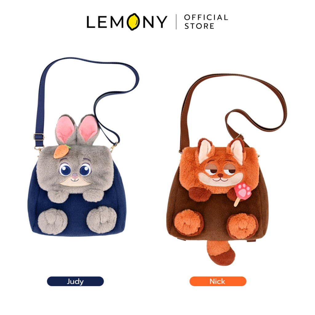 LEMONY กระเป๋าสะพายข้างซูโทเปีย Disney Zootopia Collection