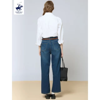 BEVERLY HILLS POLO CLUB กางเกงยีนส์ขายาว (WOMEN STRAIGHT JEANS) รหัสสินค้า LJ1N003