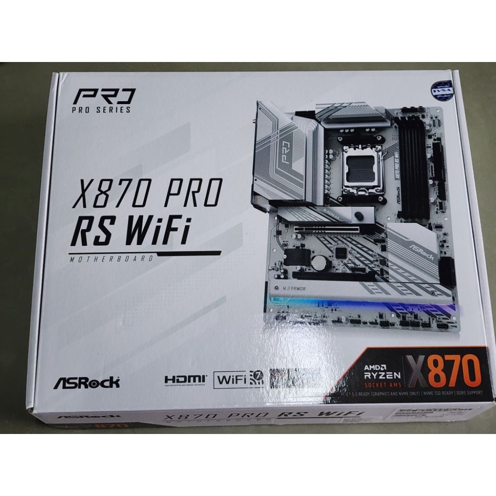 MAINBOARD (เมนบอร์ด) ASROCK X870 PRO RS WIFI (มือ2)