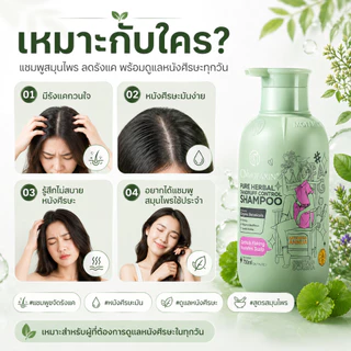 CNMOFAXIN แชมพูขจัดรังแคสมุนไพร 730ml สูตร Piroctone Olamine ดูแลรังแคและความมัน หนังศีรษะสะอาดสดชื่น