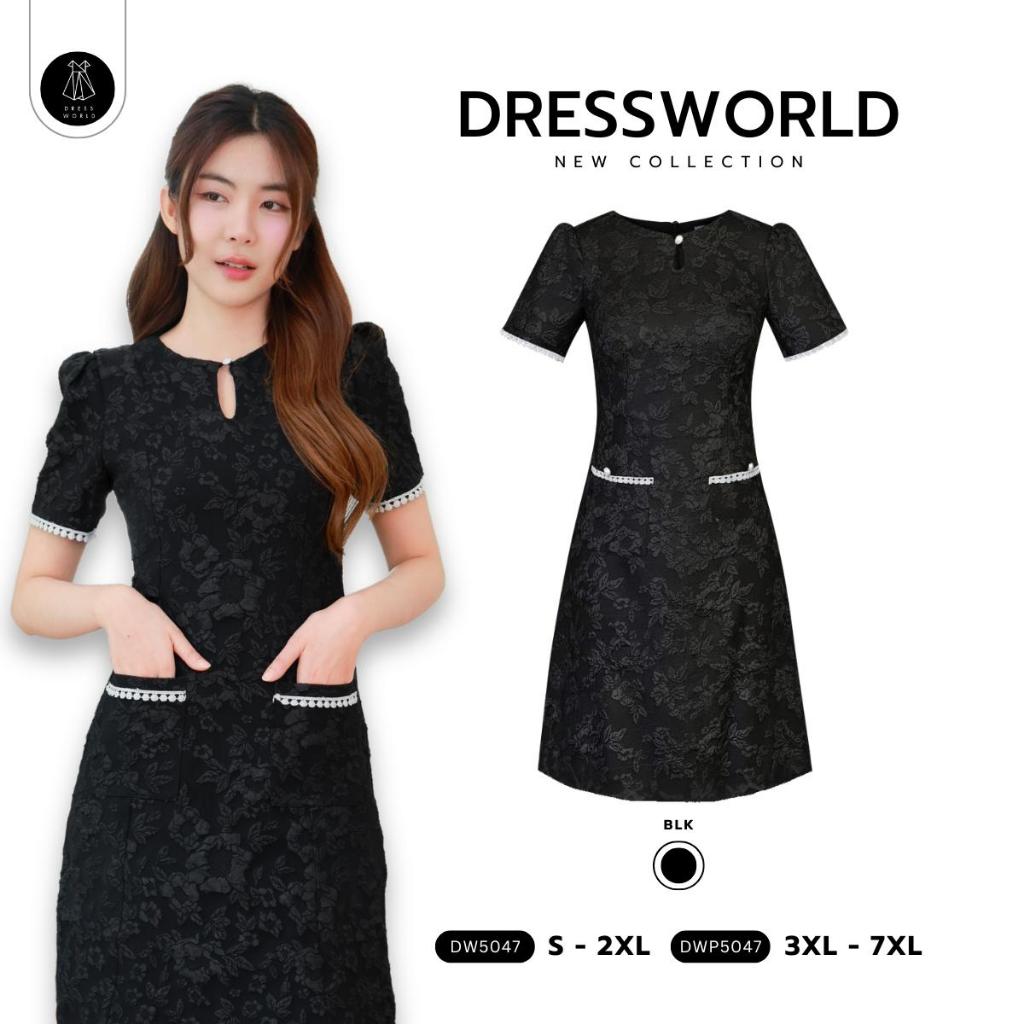 **เผื่อไซต์**Fairyangelstore - เดรสลายดอกโบตั๋นแจ็คการ์ด (DW5047)