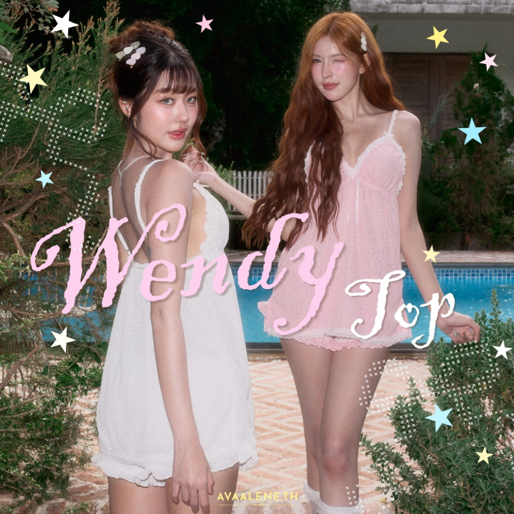 🪞 AVAALENE.TH - IN THE GARDEN - WENDY TOP (เฉพาะเสื้อสายเดี่ยว)
